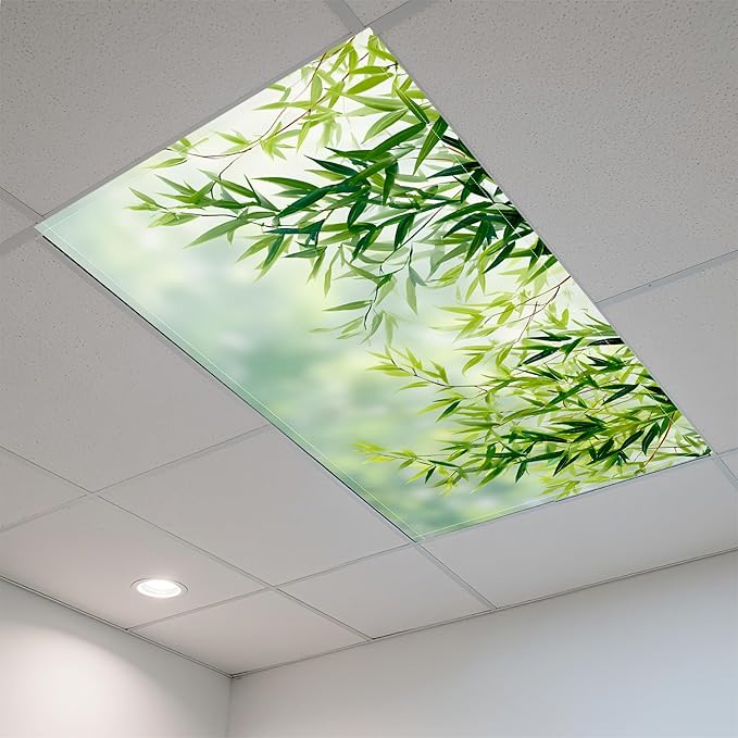 2 Pack Fluorescent Light Covers- 4 x 2 Feet Magnetic Ceiling Light Cover Room - Image 3