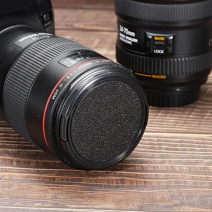 PATIKIL Camera Lens Cap, 2 Pack Sides Pinch Front Lens Cover - Image 6