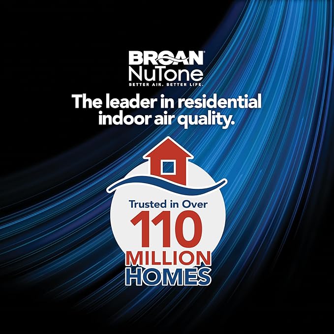 EVOLVE Premium Bathroom Exhaust Fan w/Light and Continuous Run, 50-80-110 - Image 8