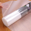 PABUSIOR Clear Shelf Liner for Cabinet: Waterproof Non-Adhesive Bathroom Drawer by PABUSIOR