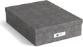 Bigso Oskar Canvas Fiberboard Document Letter Box by Bigso