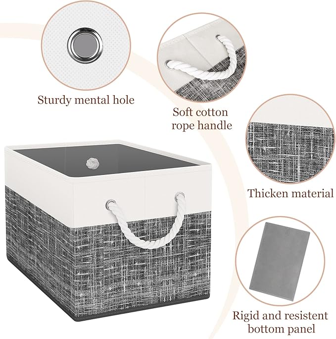 Storage Bin, Collapsible Storage Basket - Image 4
