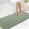 Smiry Luxury Chenille Bathroom Rugs 47x20, Extra Soft and Absorbent Shaggy Bath by Smiry