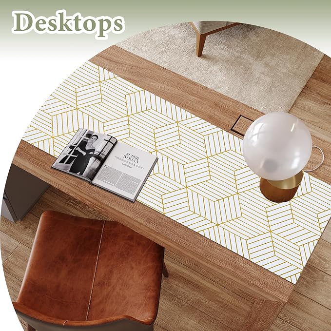 Shelf Liners for Kitchen Cabinets 17in x 40FT, Non Adhesive Cabinet Liner - Image 6