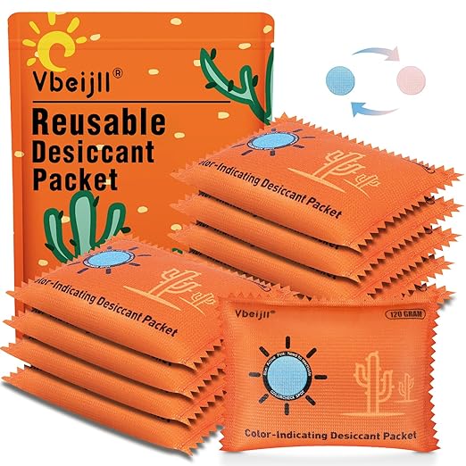 120 Gram Color-Indicating Desiccant Packs by Vbeijll