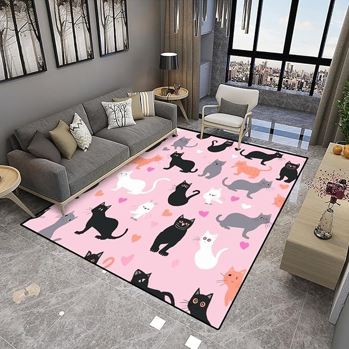 Floor Covering, Cartoon Cat - Image 4