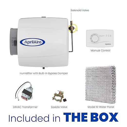 AprilAire 500M 12-gal. Whole-House Small Bypass Evaporative Humidifier - Image 5