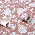 RAY STAR Shelf Liner, Non Adhesive Pink Floral Kitchen Cabinet Liner by RAYSTAR