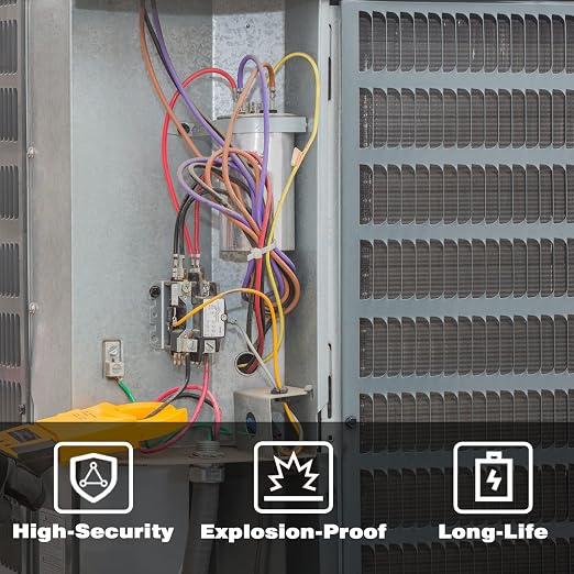 VEXUNGA 40/10 uF 40+10 MFD 370VAC or 440VAC Dual Run Start Round A/C Capacitor - Image 4