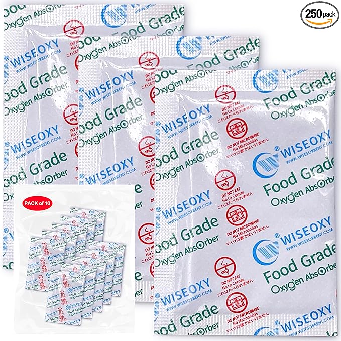 500CC 250 Packs Oxygen Absorbers by Wisesorb