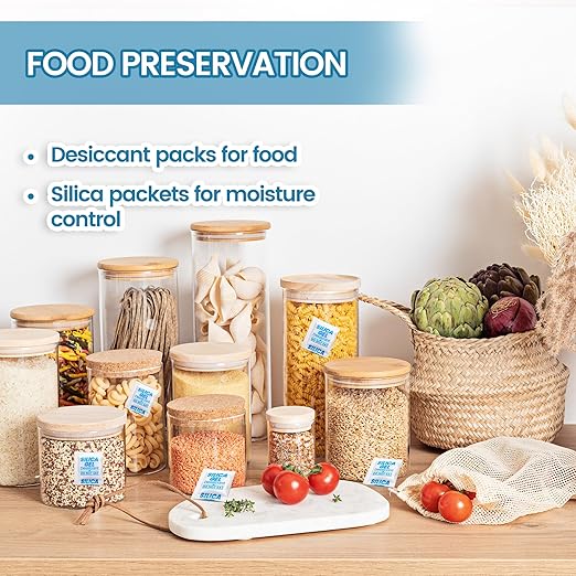 400PCS 1g Silica Gel Packets, Moisture Absorbers Desiccant Packs - Image 6