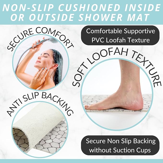 Non Slip Bathtub Mat Shower Mat - Image 2