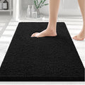 Smiry Luxury Chenille Bathroom Rugs 24x16, Extra Soft and Absorbent Shaggy Bath by Smiry