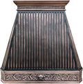 CT Copper Tailor Copper Vent Hood Wall Mount, 1260 CFM Exhaust Fan, Stainless by CTCopperTailor