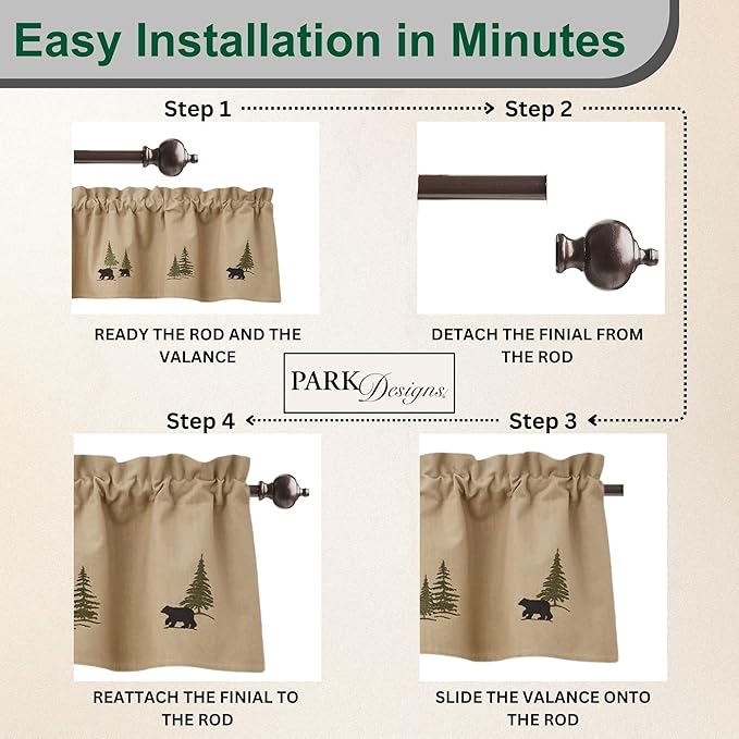 Park Designs Farmhouse Kitchen Valances - Image 4