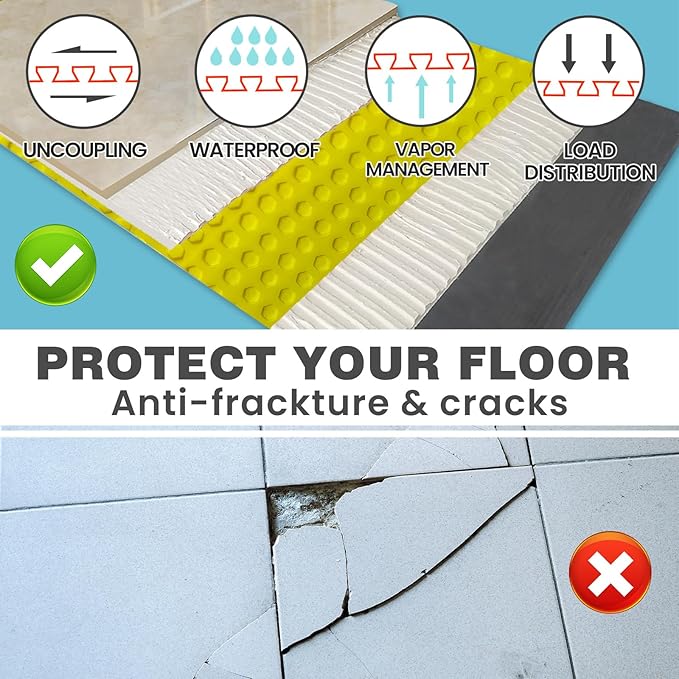 MAXKOSKO 54 Sq.Ft. Uncoupling Membrane - Image 5