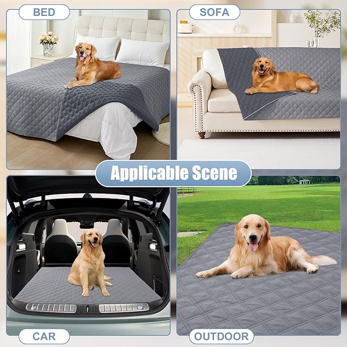 Smiry Waterproof Couch Covers for Dogs Washable, Reversible Pet Couch Covers - Image 7