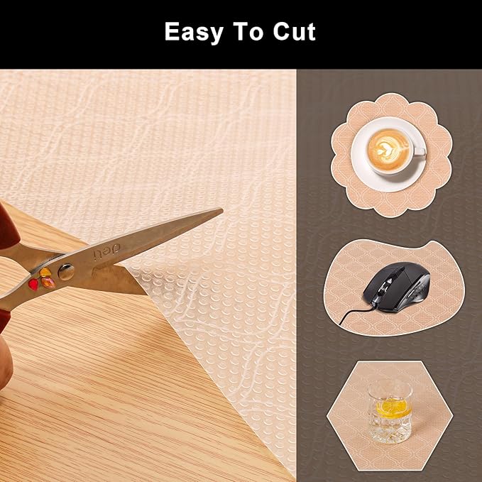 Cooyes Shelf Paper for Kitchen Cabinets Non Adhesive, Waterproof & Oil-Proof - Image 6