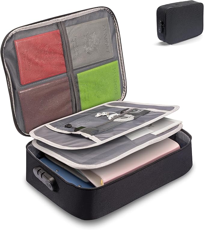 HOMEE Document Safe Box Waterproof, Document Bag by HOMEEHouse
