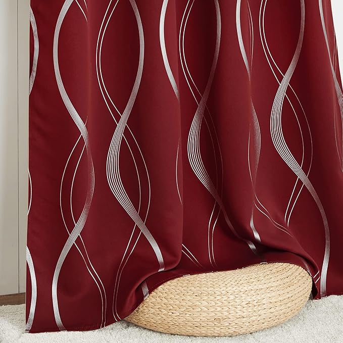 NICETOWN Blackout Curtains 84 inch Length 2 Panels Set, Noise Reducing Thermal - Image 7