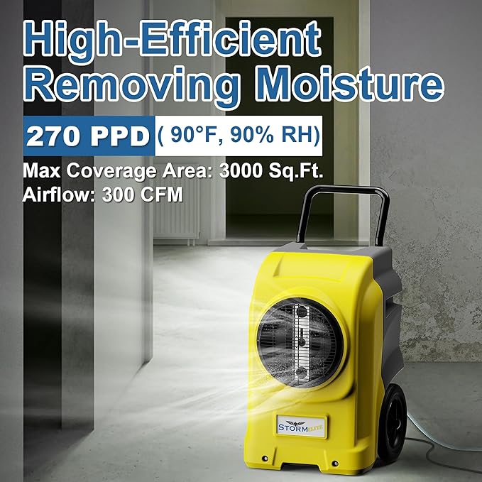AlorAir 270 Pints Commercial Dehumidifiers - Image 3