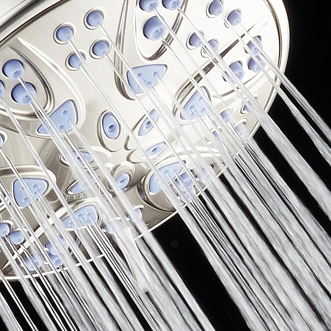 AquaDance Antimicrobial – Anti-Clog High-Pressure 6-Setting Shower Head - Image 8