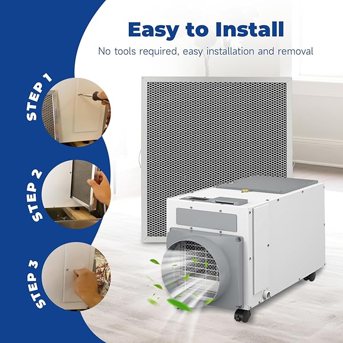 2-Packs 5881 Washable MERV 8 Dehumidifier Filter 12x14x1 Compatible - Image 4