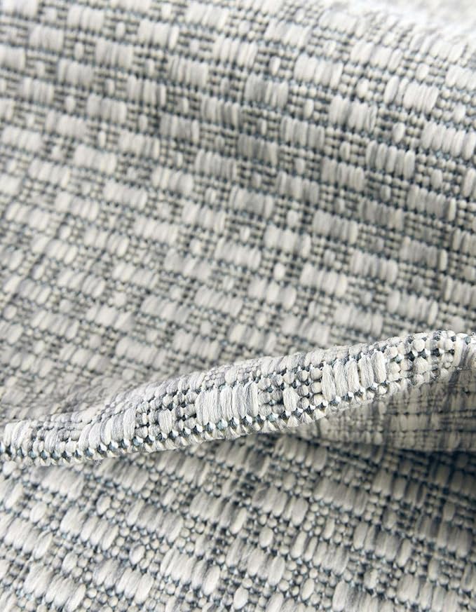 Unique Loom Outdoor Solid Collection Area Rug - Image 6