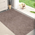 PURRUGS Dirt Trapping Door Mat 34" x 59", Non-Slip Machine Washable Entry Rug by PURRUGS