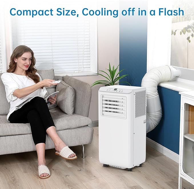Portable Air Conditioner 10, 000 Btu 450 Sq Ft 3-In-1 Ac Unit - Image 6