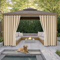 Outdoor Patio Curtain Waterproof Darkening Thermal Insulated Indoor Curtains by DivaenCamino