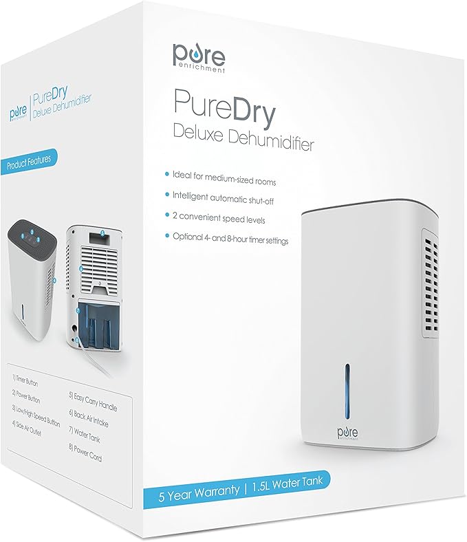 Pure Enrichment PureDry Deluxe Dehumidifier - Image 8