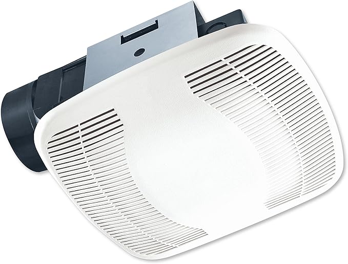 Air King 90 CFM 3.0 Sones Ceiling Mounted Snap-In Installation Bathroom Exhaust by Air+King