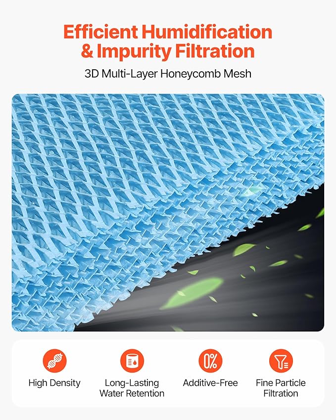 VEVOR Humidifier Replacement Filter, Single Pack Humidifying Pad Compatible - Image 4