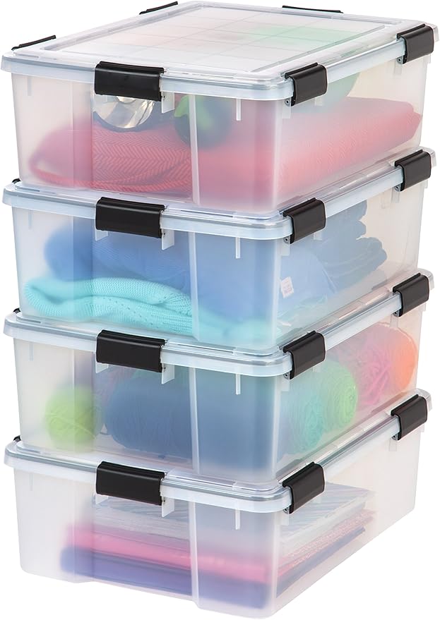 IRIS USA 41 Quart WEATHERPRO Plastic Storage Box - Image 2