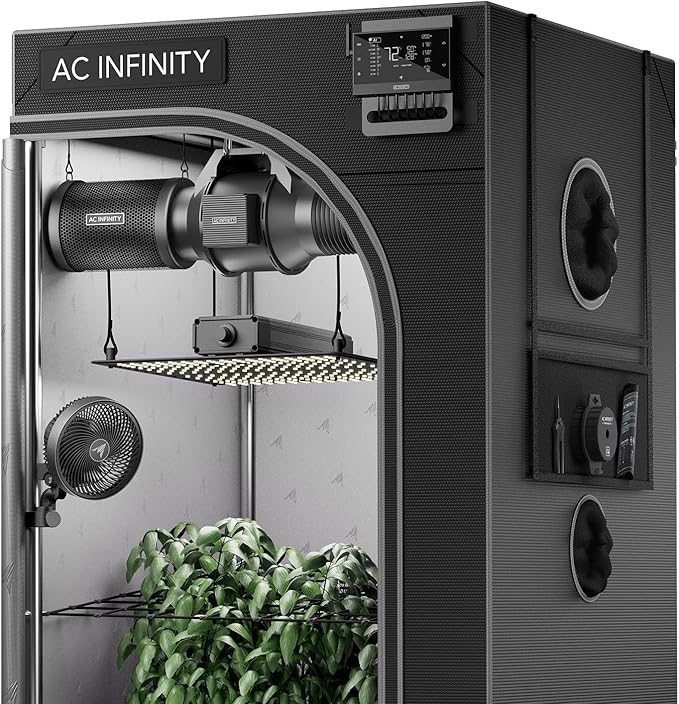 AC Infinity AI Grow System Compact 2x2, 1-Plant Kit w/Self-Learning AI by ACInfinity