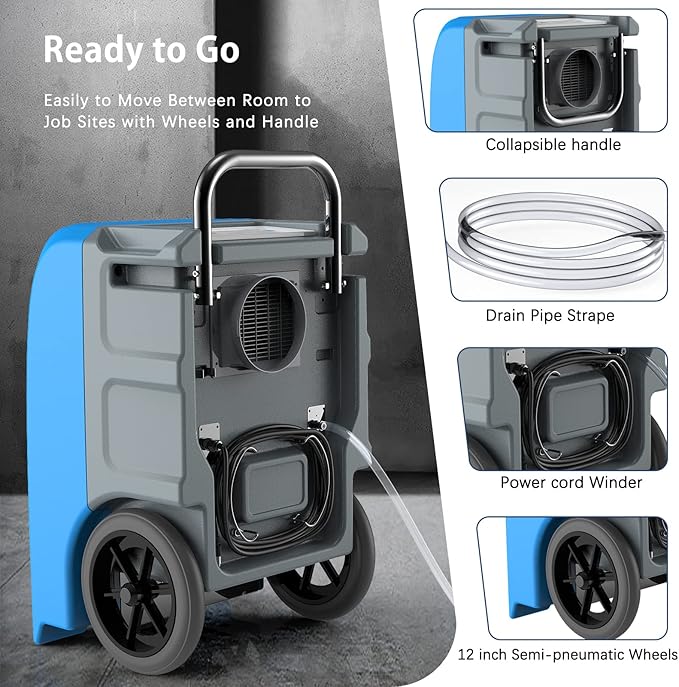 LUKO 190 Pints Commercial Dehumidifier - Image 4