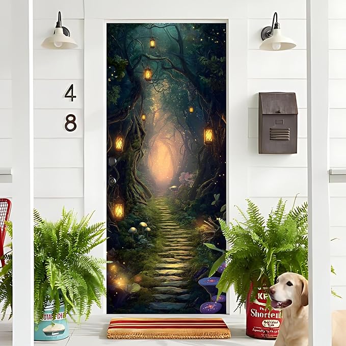 3D Door Stickers, Peel and Stick Vinyl Wallpaper ，Self-Adhesive Mural - Image 4