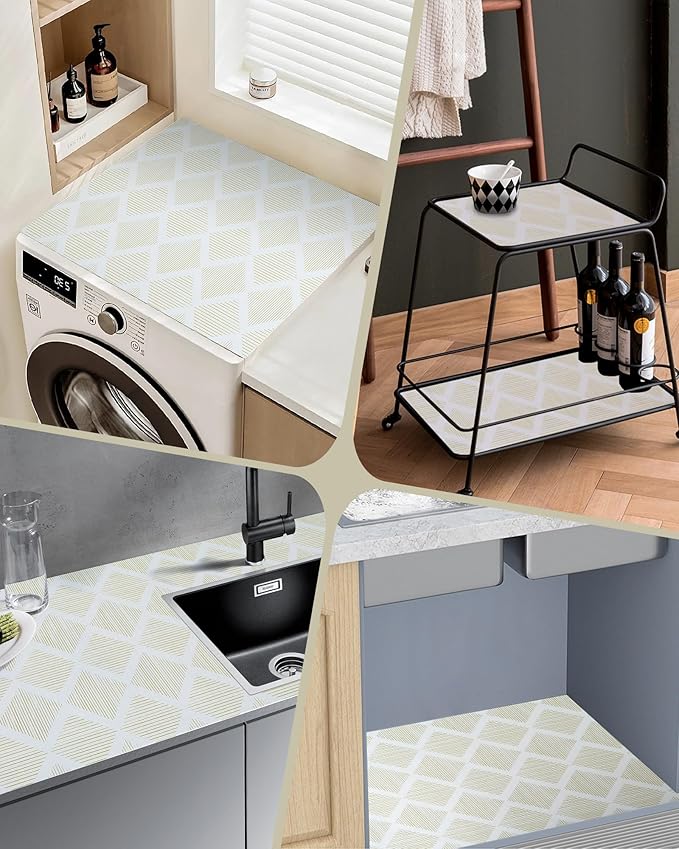Drawer and Shelf Liner for Kitchen 17.5in x 10FT, Non-Slip Non-Adhesive Cabinet - Image 9