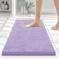 Smiry Luxury Chenille Bathroom Rugs 24x16, Extra Soft and Absorbent Shaggy Bath by Smiry