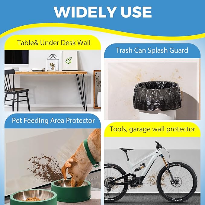 Clear Wall Protector, Non Adhesive Static Cling Removable Contact Paper - Image 6