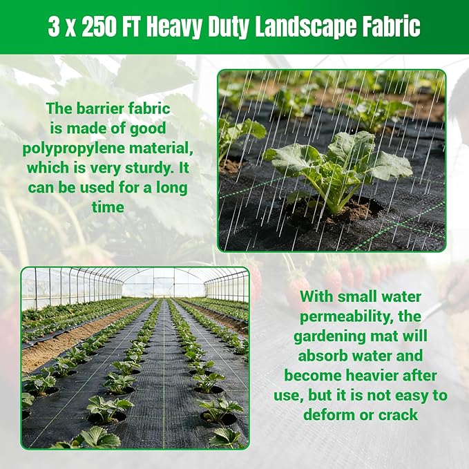Weed Barrier Fabric Planting Cover - Image 5
