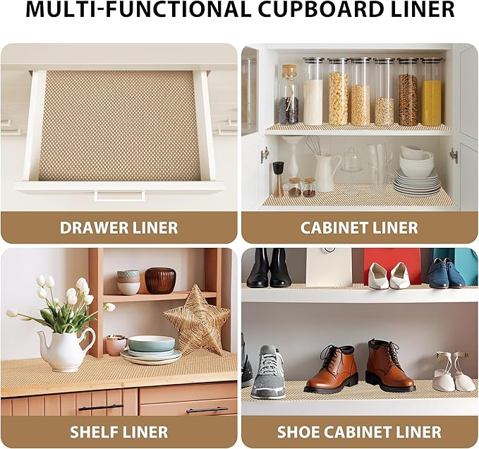 Shelf Liners for Cabinets-Drawer Liner Cabinet Liners for Shelves Kitchen - Image 5