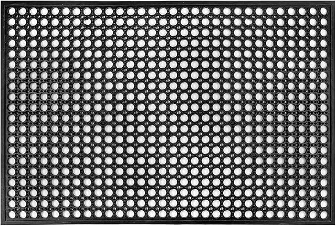 Yesland Rubber Door Mat 36 x 24 Inches, Durable Restaurant Kitchen Non-Slip Bar by Yesland