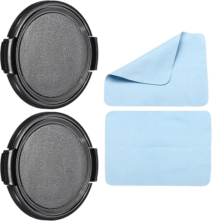 PATIKIL Camera Lens Cap, 2 Pack Sides Pinch Front Lens Cover by PATIKIL