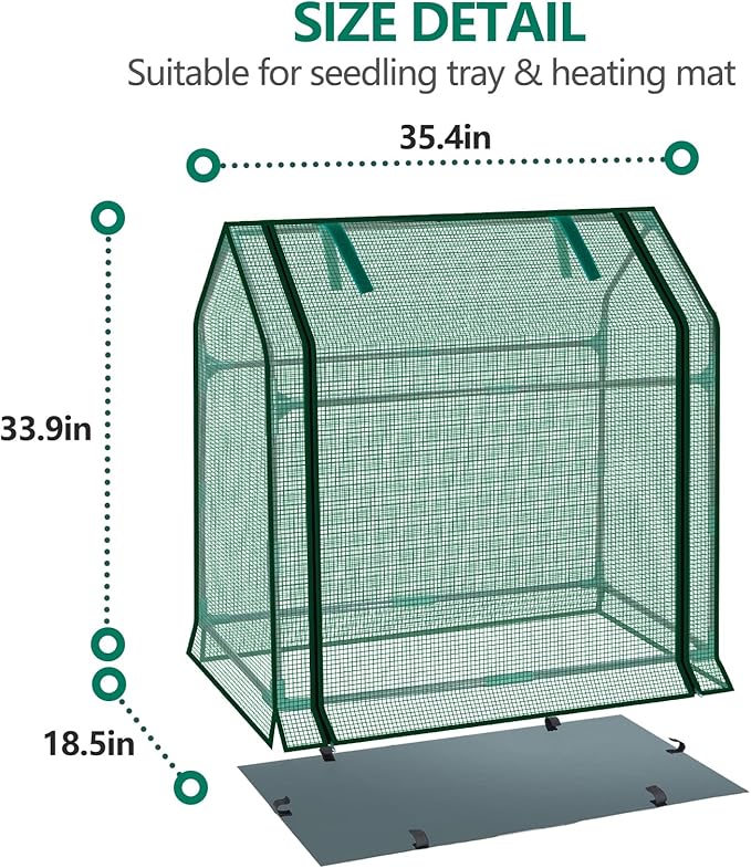 Mini Greenhouse Indoor, Seedling Propagation and Germination - Image 2