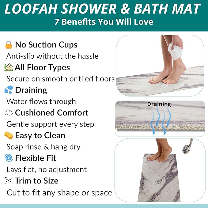 Non Slip Bathtub Mat Shower Mat - Image 4