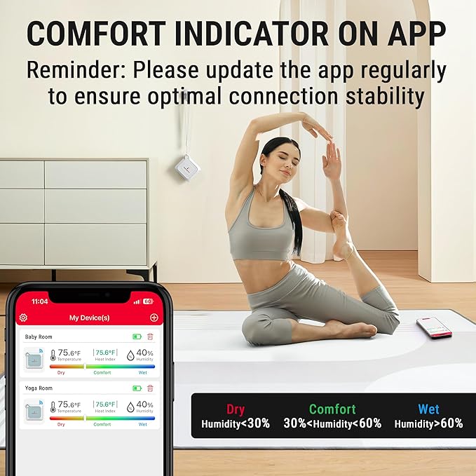 ThermoPro Bluetooth Hygrometer Thermometer - Image 6