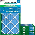 Filterbuy 20x32x1 Air Filter MERV 13 Optimal Smoke & Allergy Defense, by Filterbuy