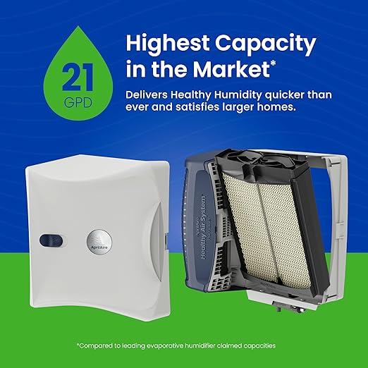 AprilAire 720AKZ Whole-House Fan-Powered Evaporative Humidifier – 21 GPD - Image 2